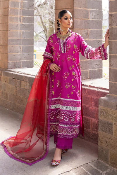 3PC UNSTITCHED EMBROIDERED LAWN SUIT